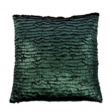 Metallic cushion green